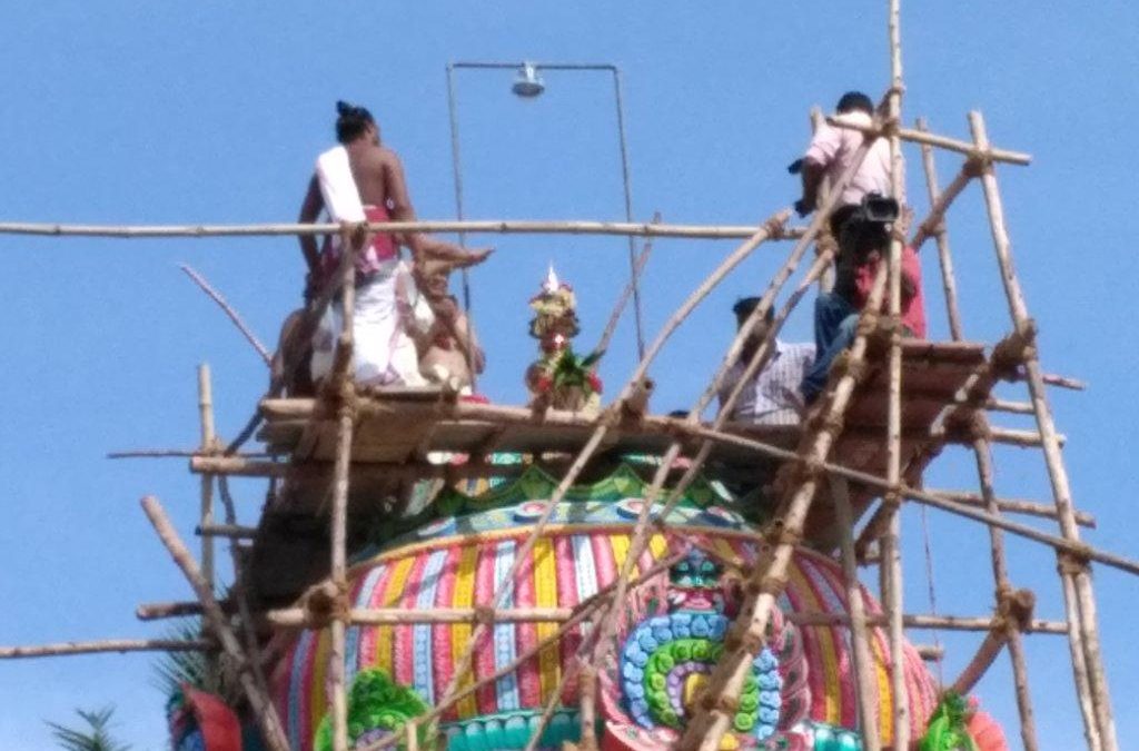 Glimpse of Maha Kumbabishekam at Karuveli